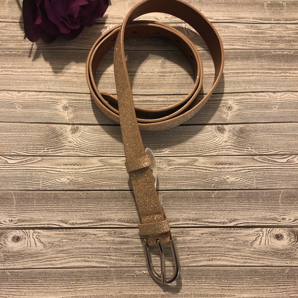 Glittery belt